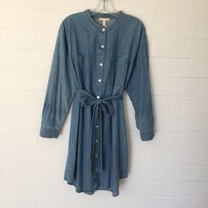 Eileen Fisher Chambray Dress S/P NWT